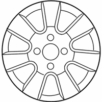 OEM 2009 Nissan Versa Aluminum Wheel - D0300-EN11B