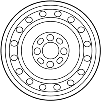 OEM 2009 Nissan Versa Wheel Assy-Disk - 40300-CJ107