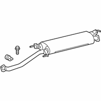 OEM 2018 Toyota RAV4 Muffler & Pipe - 17420-36220