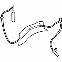 OEM 2017 BMW i8 Front Abs Wheel Speed Sensor - 34-52-6-855-017