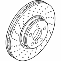 OEM 2014 BMW i8 Brake Disc, Lightweight, Vented, Performance. - 34-11-6-858-623