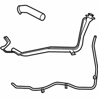 OEM Lincoln MKS Filler Pipe - 8A5Z-9034-D