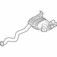 OEM BMW X1 Rear Exhaust Flap Muffler - 18-30-7-615-958