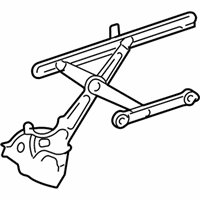 OEM Lexus RX400h Regulator Sub-Assy, Front Door Window, RH - 69801-0E010