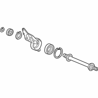 OEM Honda CR-Z Shaft Assembly, Half - 44500-SZT-G00