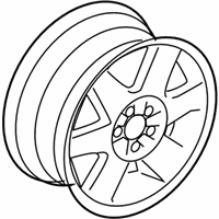 OEM Ford E-350 Club Wagon Wheel, Steel - F8UZ-1015-DA