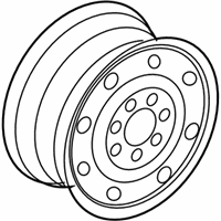 OEM 2005 Ford E-250 Wheel, Alloy - 4C2Z-1007-AB