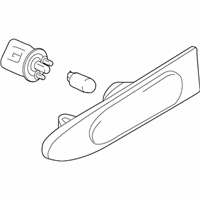 OEM Hyundai Lamp Assembly-Side Repeater, RH - 92304-1E000