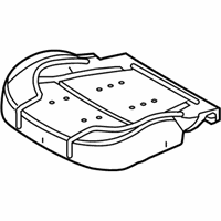 OEM Ford Special Service Police Sedan Seat Cushion Pad - DG1Z-54632A22-E