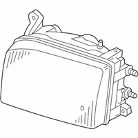 OEM 2000 Infiniti QX4 Headlamp Housing Assembly, Right - 26025-2W626