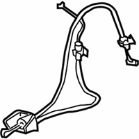 OEM 2004 BMW Z4 Bowden Cable, Emergency Unlocking - 51-24-7-072-613