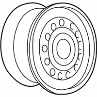 OEM 1993 Honda Civic Disk, Wheel (14X5J) (Kanai) - 42700-SR3-964