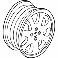 OEM 2000 Honda Civic Disk, Aluminum Wheel (15X6Jj) (Hitachi) - 42700-S5D-A61