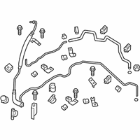 OEM 2019 Nissan Pathfinder Hose Assy-Pump - 49710-3KA0D