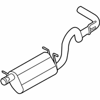 OEM Ford E-250 Muffler & Pipe - 7C2Z-5230-HA