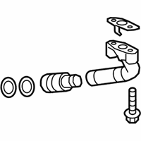 OEM 2017 Cadillac CT6 Oil Return Tube - 12652349