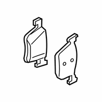 OEM 2022 BMW 330e xDrive REPAIR KIT, BRAKE PADS ASBES - 34-10-6-888-777