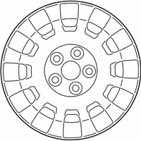 OEM Ford Crown Victoria Wheel Cover - 3W7Z-1130-EA