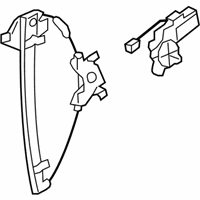 OEM 2013 Chevrolet Captiva Sport Window Regulator - 23196466