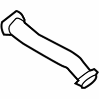 OEM Ford Police Interceptor Sedan Filler Hose - DG1Z-9047-A