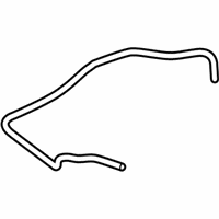 OEM 2005 GMC Canyon Engine Coolant Recovery Tank Hose - 89018409