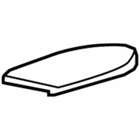 OEM Honda Crosstour Armrest, Left Front Door Lining (Cashmere Ivory) (Leather) - 83553-TA5-A32ZG