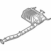 OEM Hyundai Entourage Main Muffler Assembly - 28720-4D100