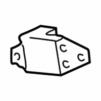 OEM 2002 Chevrolet Camaro Bracket-Engine Mount - 10265186