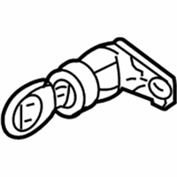 OEM 2010 Pontiac G3 Cylinder Kit, Front Side Door Lock (W/ Key)<See Guide/Conta - 93745827