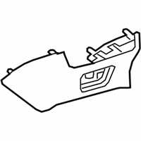 OEM 2019 Lexus LS500h Panel Sub-Assembly, Console - 58903-50320-C2