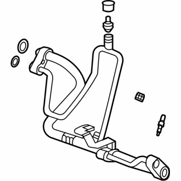 OEM Chevrolet Silverado 2500 HD Rear Suction Hose - 23407001
