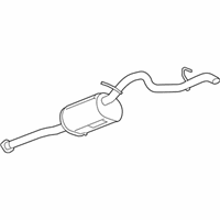OEM GMC Muffler & Pipe - 25878015
