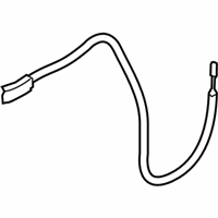 OEM BMW X1 Bowden Cable, Door Opener, Inner Rear - 51-22-2-990-434