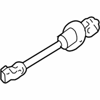 OEM 2009 GMC Canyon Steering Gear Coupling Shaft Assembly - 19256705