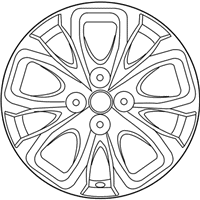 OEM 2017 Toyota Yaris iA Wheel, Alloy - 42611-WB002