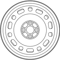 OEM 2019 Toyota Yaris Wheel, Spare - 42611-WB006