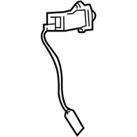 OEM 1997 Mercury Sable Fuel Door Release Cable - F2DZ7428610A