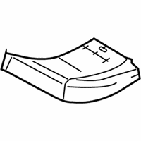 OEM BMW 760Li Seat Upholstery, Left - 52-20-7-016-463