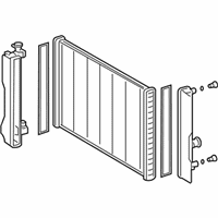 OEM 2010 Pontiac Vibe Radiator Assembly - 19205591