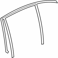 OEM 2020 BMW M340i xDrive WINDOW GUIDE, LEFT REAR DOOR - 51-35-7-407-405