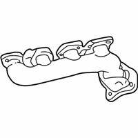 OEM 2002 Lexus GS430 Exhaust Manifold Sub-Assembly, Right - 17104-50160