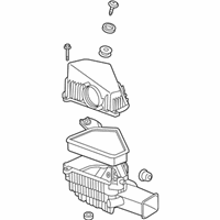 OEM Cadillac CTS Air Cleaner Assembly - 25774676