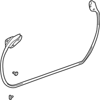 OEM Toyota MR2 Spyder Door Weatherstrip - 67861-17041