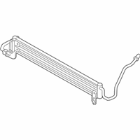 OEM 2006 BMW 550i Power Steering Oil Cooler - 17-21-7-534-910