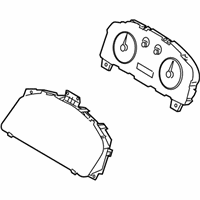 OEM 2009 Ford Focus Cluster Assembly - 9S4Z-10849-H