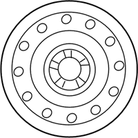 OEM 2010 Kia Optima Wheel Assembly-Steel - 529102G451