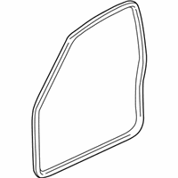OEM Pontiac Grand Am Weatherstrip, Front Side Door - 15147494