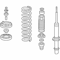 OEM 2008 Acura TSX Shock Absorber Assembly, Left Front - 51602-SEC-A06