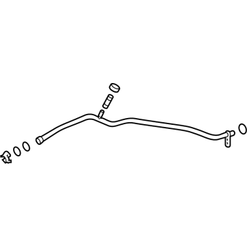 OEM 2021 Toyota Venza Rear Suction Tube - 88707-0R070