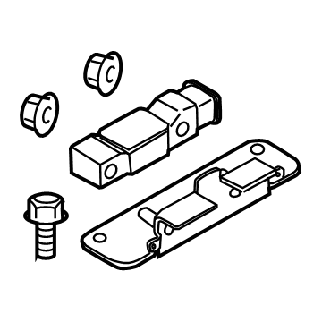 OEM Nissan Frontier SENSOR-SIDE AIRBAG, RH - 98830-9BU9A